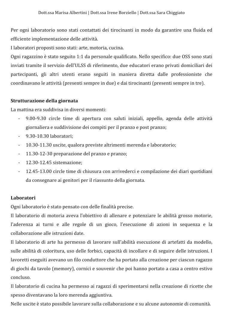 luglio 2018 Fondazione Antonietta e Riccardo Paoletti Onlus
